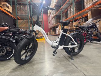 Folding electric bicycle