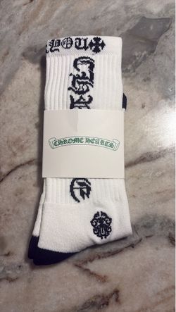 Chrome heart designer socks (new)