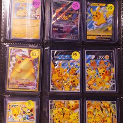 Pikachu Pokemon Card Collection 