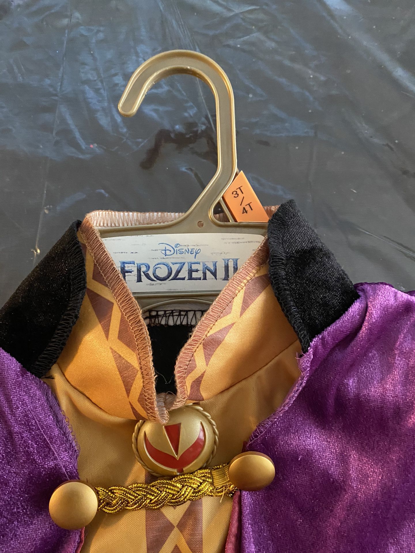 Disney Frozen II Costume. 3piece Set, Includes Hair Tie  Many Sizes Available.  