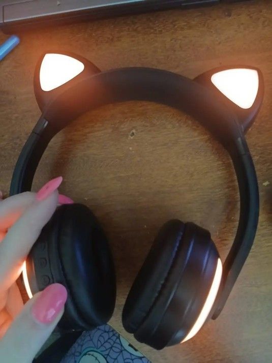Led Cat Ear Headphones