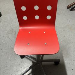Red IKEA Rolling Chair