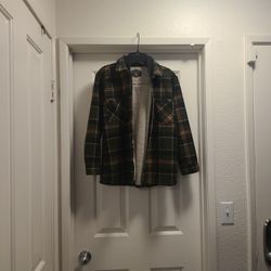 Kids Hooded Jacket With Sherpa Size 12 OBO