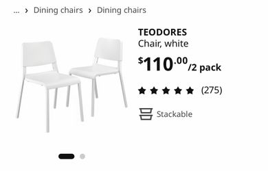 IKEA Theodore Combo Table & Chairs x2