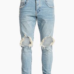 Purple Brand - P002 Repair Drop-Fit Skinny Jeans