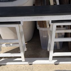 THREE PIECE BAR/ISLAND STAND