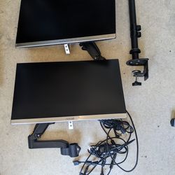 Linux Computer With 2 21" LG monitors 