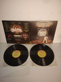 Vintage Old 1977 Original Saturday Night Fever Gatefold Soundtrack Double Record Album Vinyl LPs