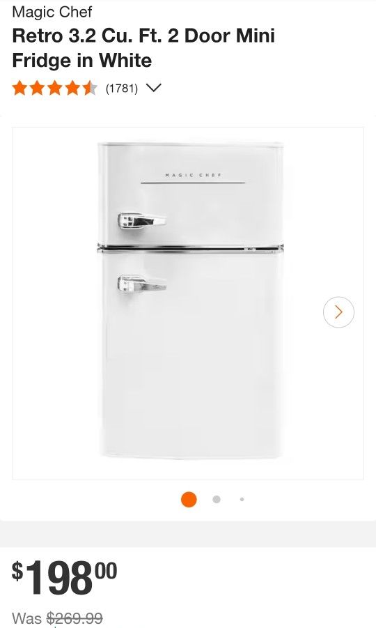 Retro Mini Fridge