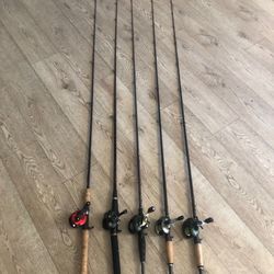 Baitcast Fishing Rods/Reels