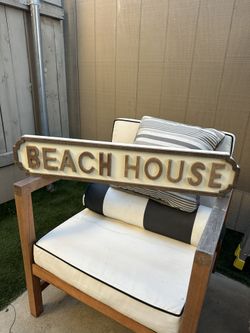 Beach House Home Decor Sign
