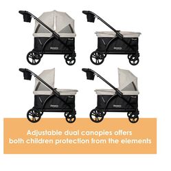 Baby Trend Navigator 2-in-1 Stroller Wagon - Desert Tan
