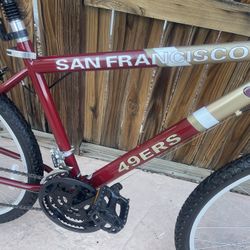 San Francisco 49ers Custom Bike 26 Inch