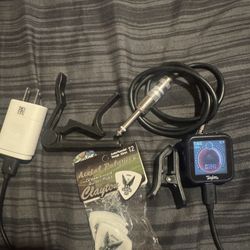 Taylor Tuner And Shure Cable