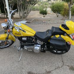 2001 Yellow Indian Scout 