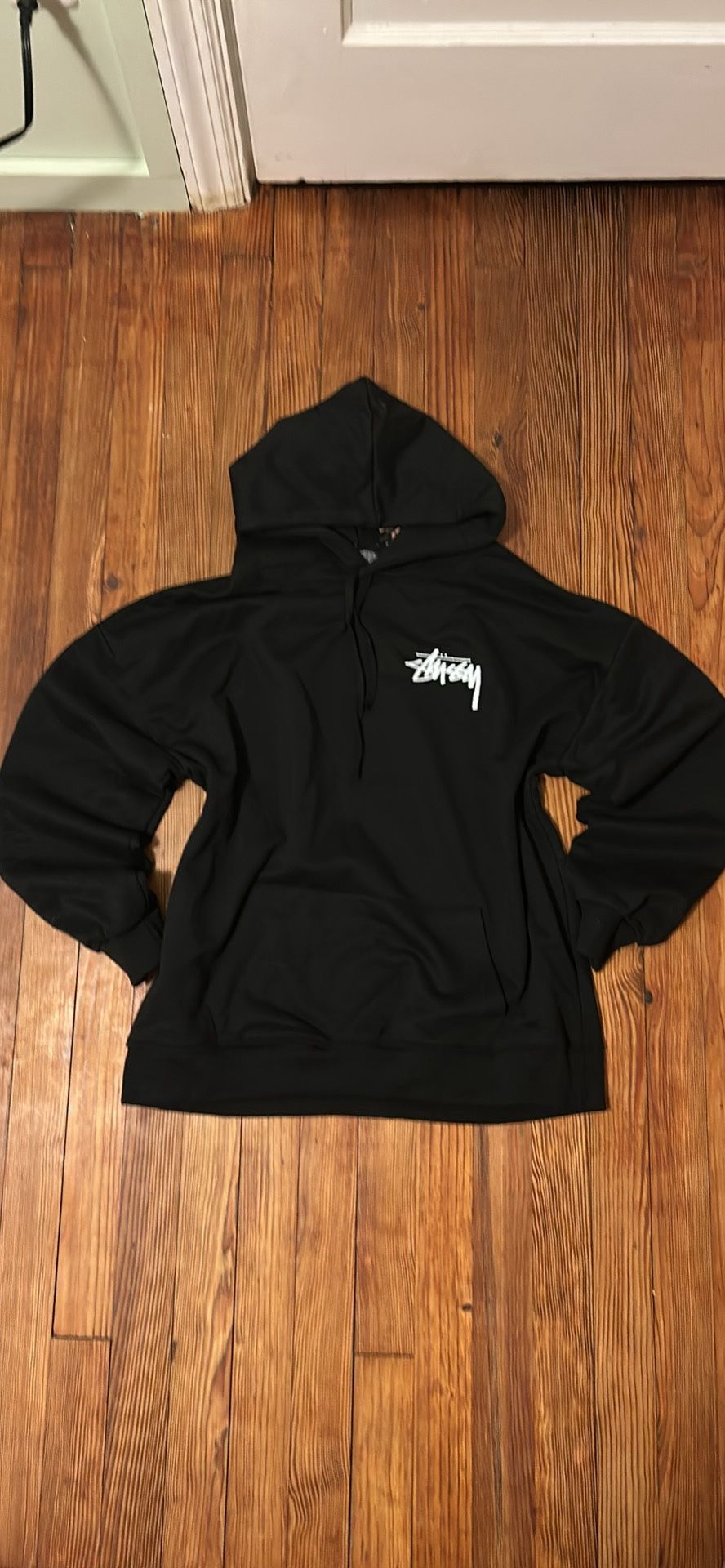 Stussy Black 8 Ball Hoodie Small