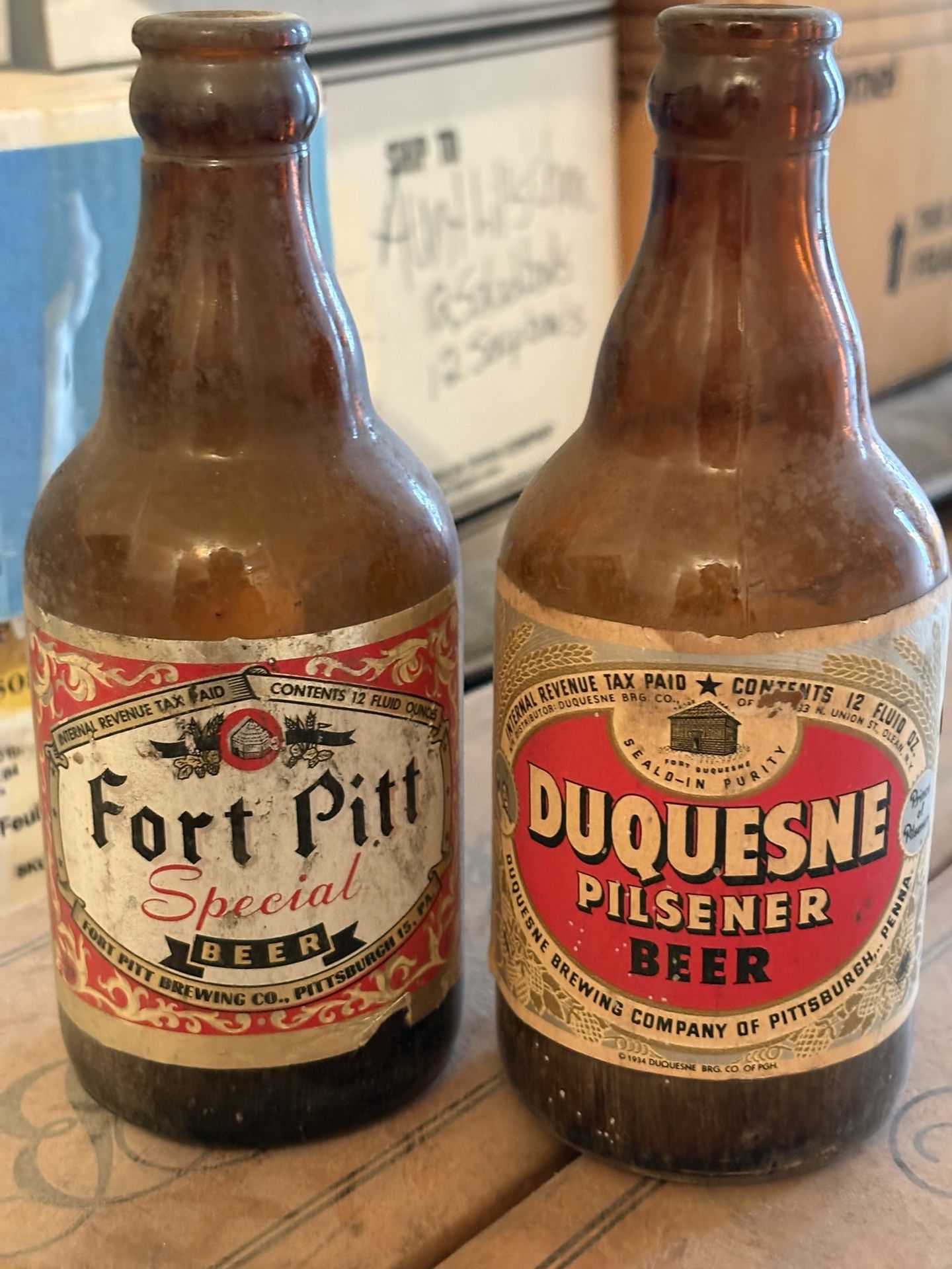 Vintage Beer Bottles