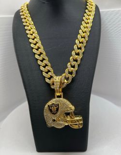 20 or 24" Raiders iced Chain Necklace see all pictures sold separate SHIPPING AVAILABLE