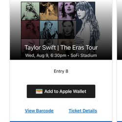 Taylor Swift Ticket (Her Last Show!) 