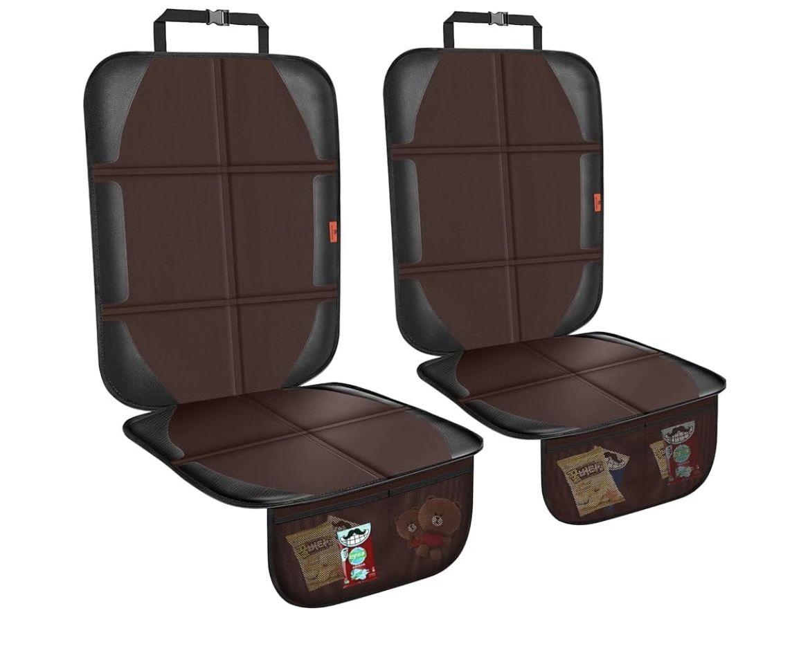 Brand new Waterproof Car Seat Protector, 2 Pack Automotive Seat Protectors (Brown)