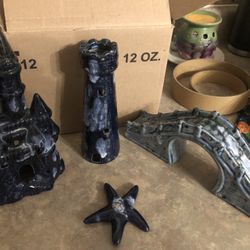 Ceramic Fish Tank Or Plant Pieces