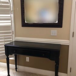 Entryway Console and Mirror 