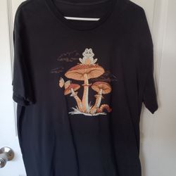 Mushroom Frog Tshirt Size Xl