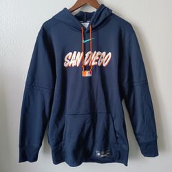 Size Large San Diego Padres
Men's Nike Obsidian 2026 City Connect Authentic Collection Hoodie