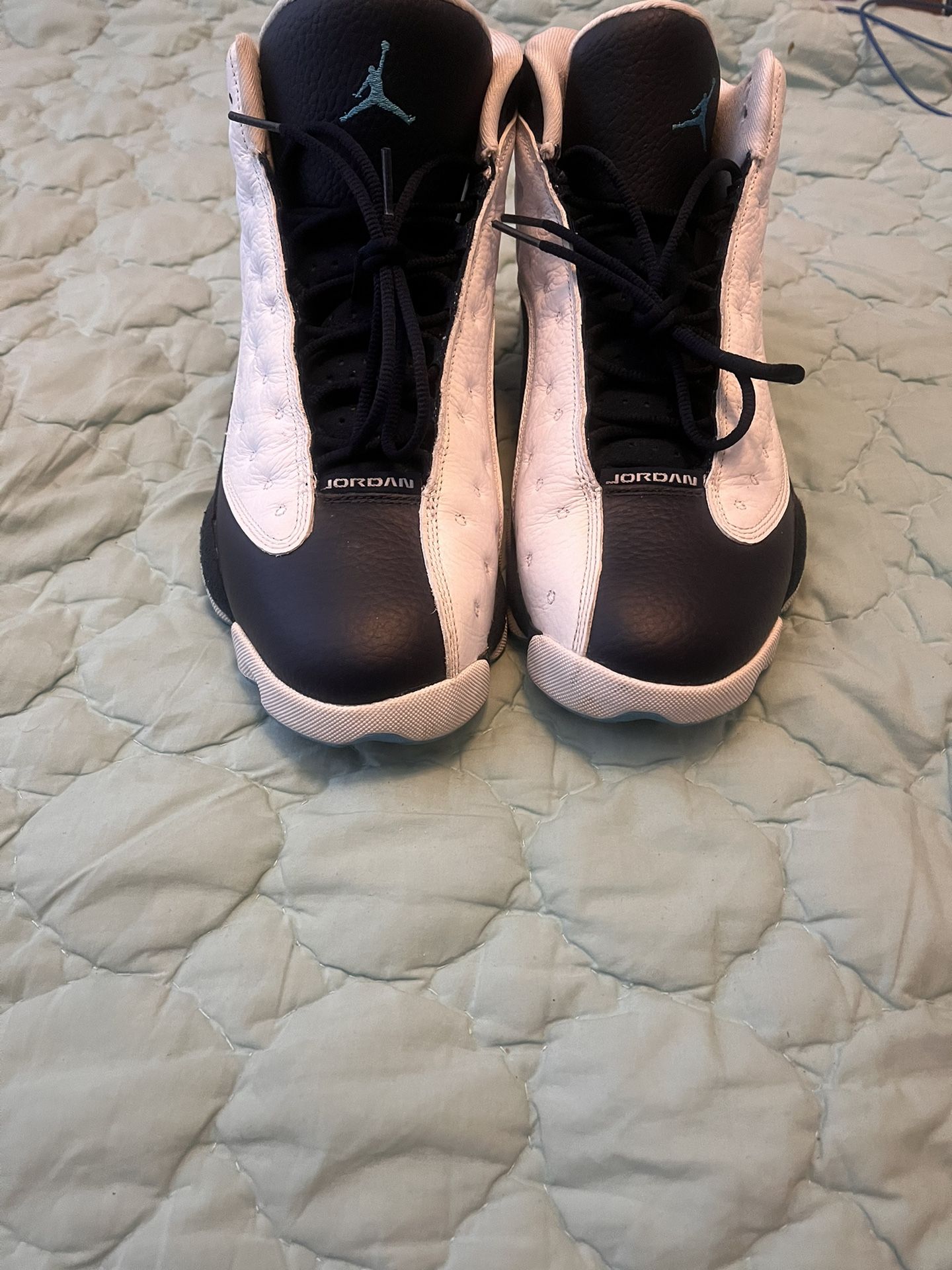Jordan 13 Retro Obsidian Powder Blue White
