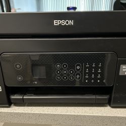 Epson Printer + Black Ink + Paper