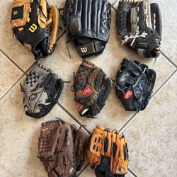 Baseball Gloves $10 Each