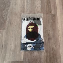 BAPE ABC Camo Big Ape Head Tee White/Blue Camo (Size S) – Brand New