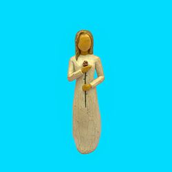Vintage 2003 Willow Tree "With Love" Figurine by Susan Lordi - Collectible Angel Statue, Sympathy Gift, Mother's Day, Valentine's Day