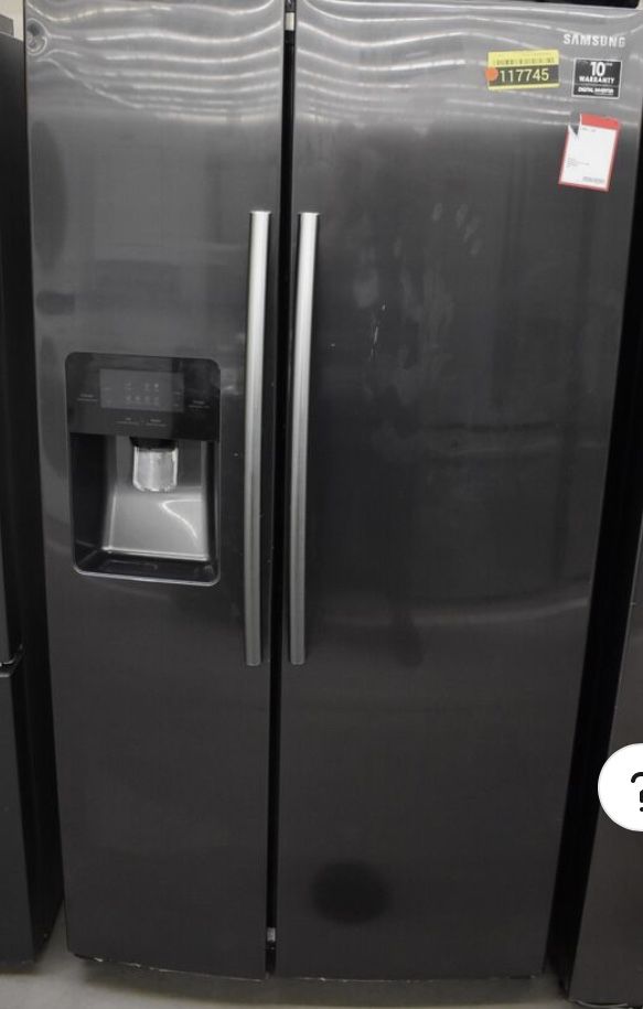 Samsung Side By Side Refrigerator Grey