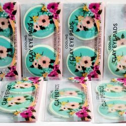 (7)Brand New U Style Cooling Clay Eye Pads (2) Reuseable Eye Pads Floral Design. (Lot Of 7) U Style Cooling Clay Eye Pads. These are reusable eye pads