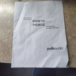 Polk Home  Audio PSW10 Powered Subwoofer 
