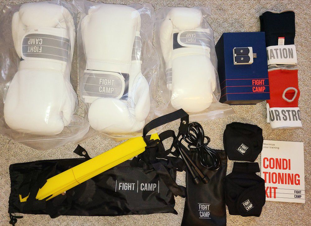 Fight Camp Tribe - Never Used (Bag, Ring, Mat, 3-Gloves, 2-Wraps, 2-Sensors, +Extras)