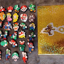 Super Mario Jibbitz W Box lot 
