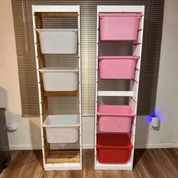 Tall Storage Shelves Bins