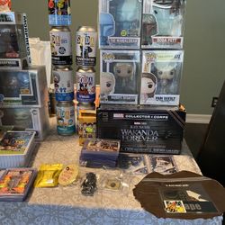 Funko Pop, Supreme Stickers, Bathing Ape Stickers, Anti Social Accessory, Sports Cards, Pokemon Items  