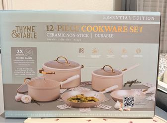 THYME & TABLE 12 PIECE COOKWARE SET