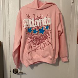 Pink Atlanta Hoodie Sp5der Size M 1:1 Replica