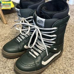 Vans Men’s Hi-Standard OG Snowboard Boots - Forest Green Size 10.5  