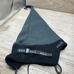 VINTAGE Bula Fleece Tassel Beanie Hat Black Green Winter Ski 90s Cone Dunce