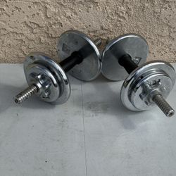 Dumbbells  15 Lb Each One