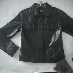 Black Gap Leather Jacket $25.00 or best offer.
