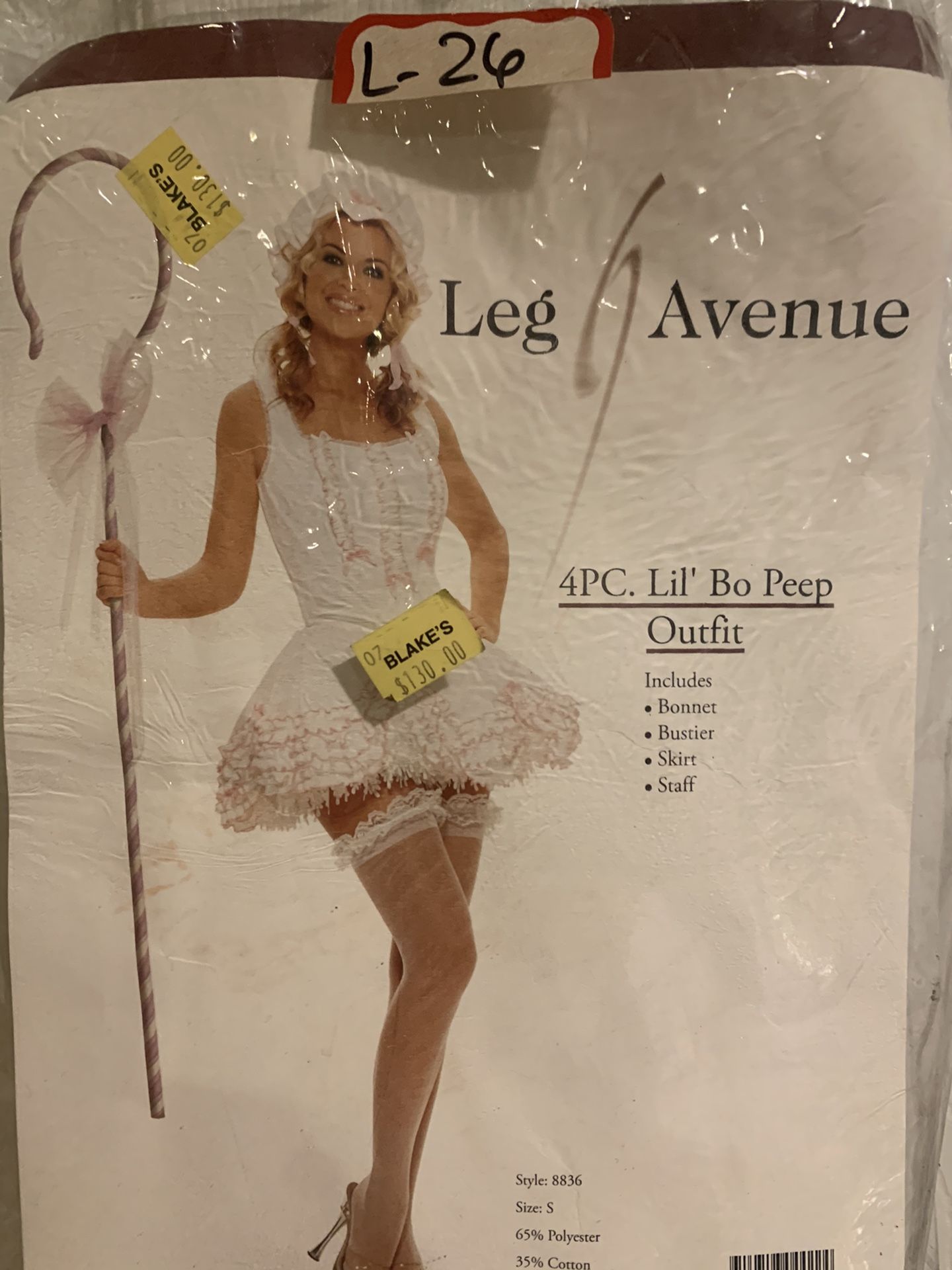 lil bo peep costume size small