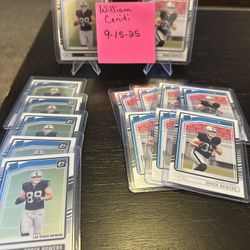 Brock bowers Donruss/Optic Rookie Lot