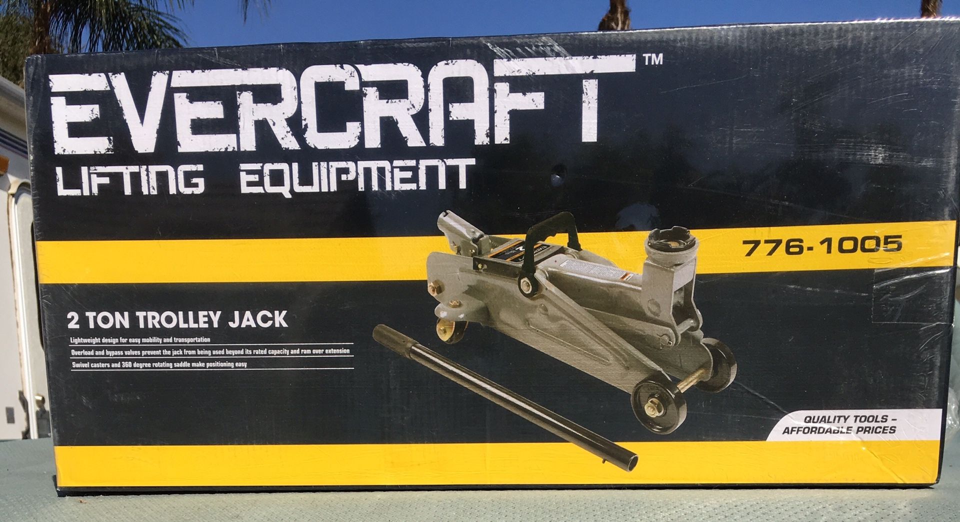 EVERCRAFT Lifting Equipment 2 Ton Trolley Jack