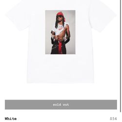 Playboi Carti Supreme White Tee (LARGE)